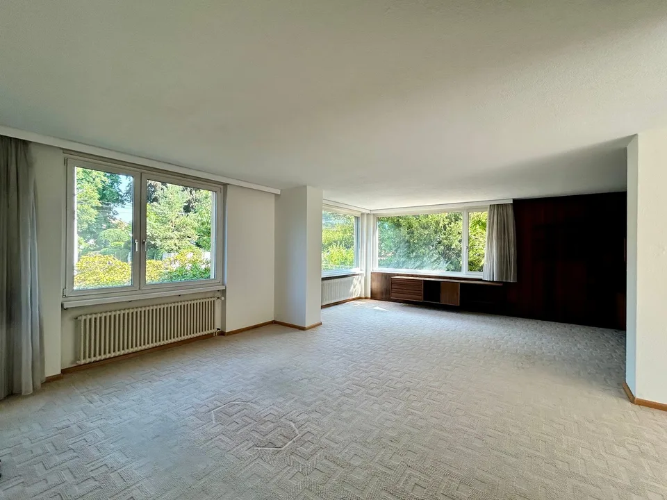 Maison individuelle de 6,5 pièces près de l'arrêt de tram Burgstrasse à Riehen