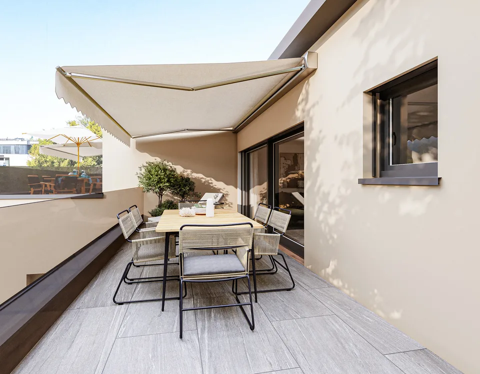 Terraced 5.5-room new semi-detached house at elevated location