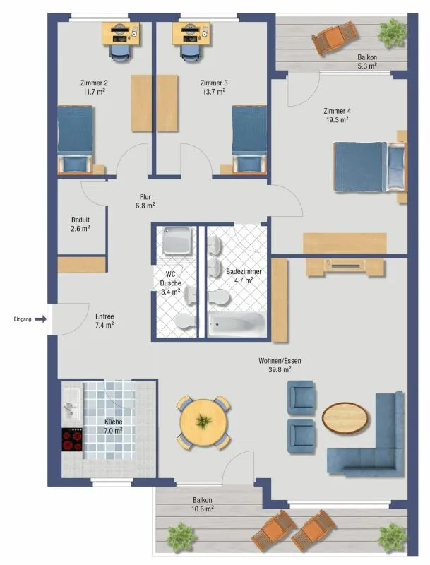 Appartamento in proprietà di 4.5 locali a Uster
