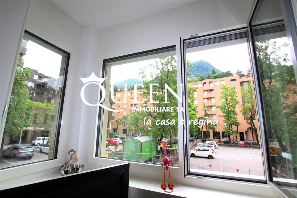 Lugano-Cassarate: appartement lumineux 2.5 pièces, 56 m² avec balcon