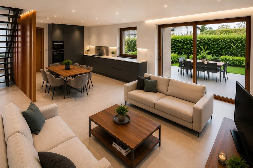 Villa individuelle avec vaste séjour de 41 m² et terrasse privative