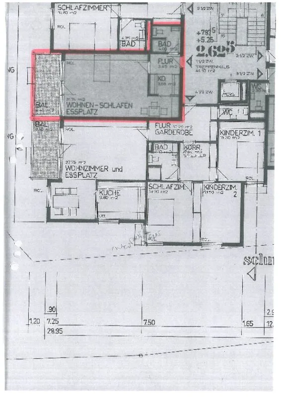 1.5 Zimmer Wohnung mit Balkon