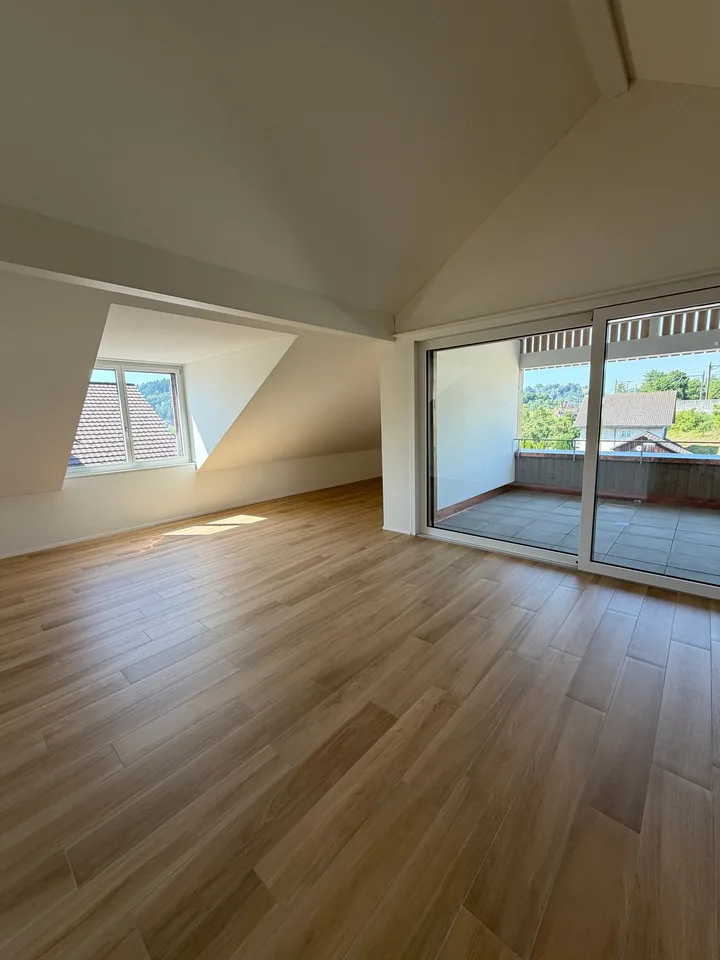 Exclusive 3.5-room attic apartment in a new building 103 m² with plenty of light & charm