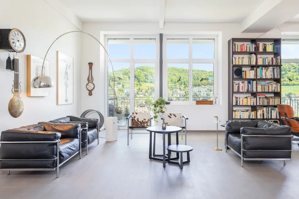 Industrial Loft-Maisonette mit Aussicht und Charakter