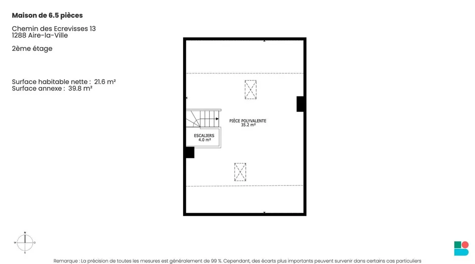 Geräumiges Reihenhaus mit 6.5 Zimmern in Aire-la-Ville