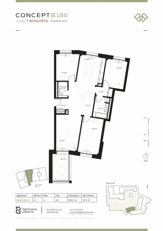 ENTDECKEN SIE CONCEPT B.180 - NEUE 4.5-ZIMMER-WOHNUNG