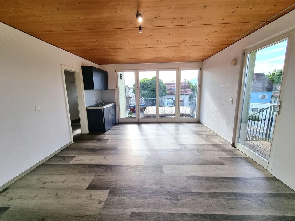 Helles 1-Zimmer-Studio mit Balkon in Wolfwil mieten