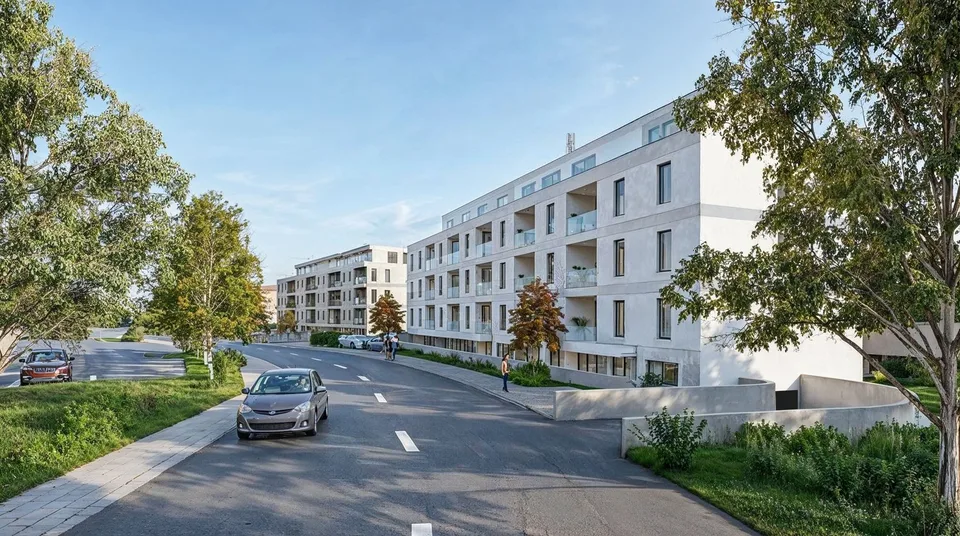 Appartamento di 1,5 locali con giardino, Minergie, direttamente alla stazione di Killwangen