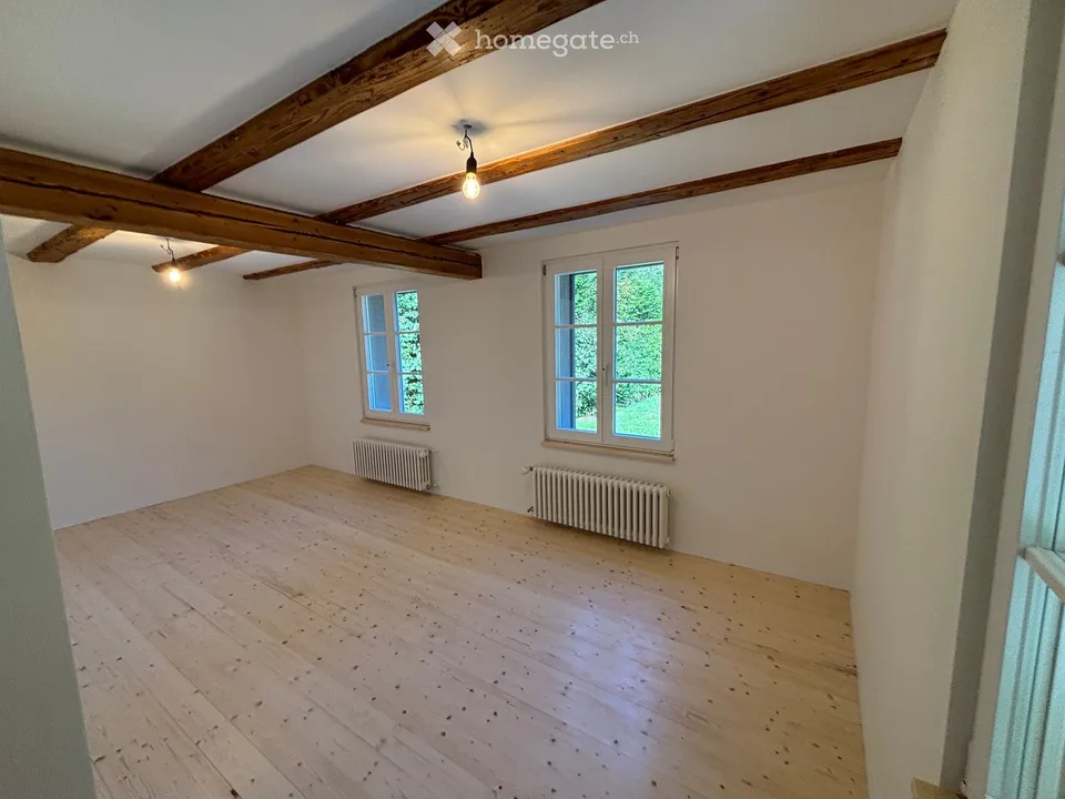 Maison familiale unifamiliale complètement rénovée avec grand jardin et ruisseau