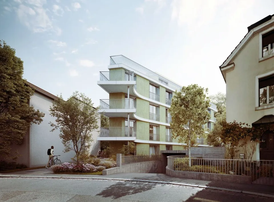 Besondere Architektur, Hochwertiger Wohnkomfort - 3.5-Zimmerwohnung