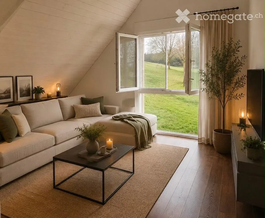 Ampio appartamento-maisonette di 6,5 locali in una casa di 2 famiglie