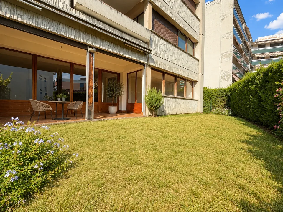 Spacieux avec jardin et vaste séjour de 45 m²