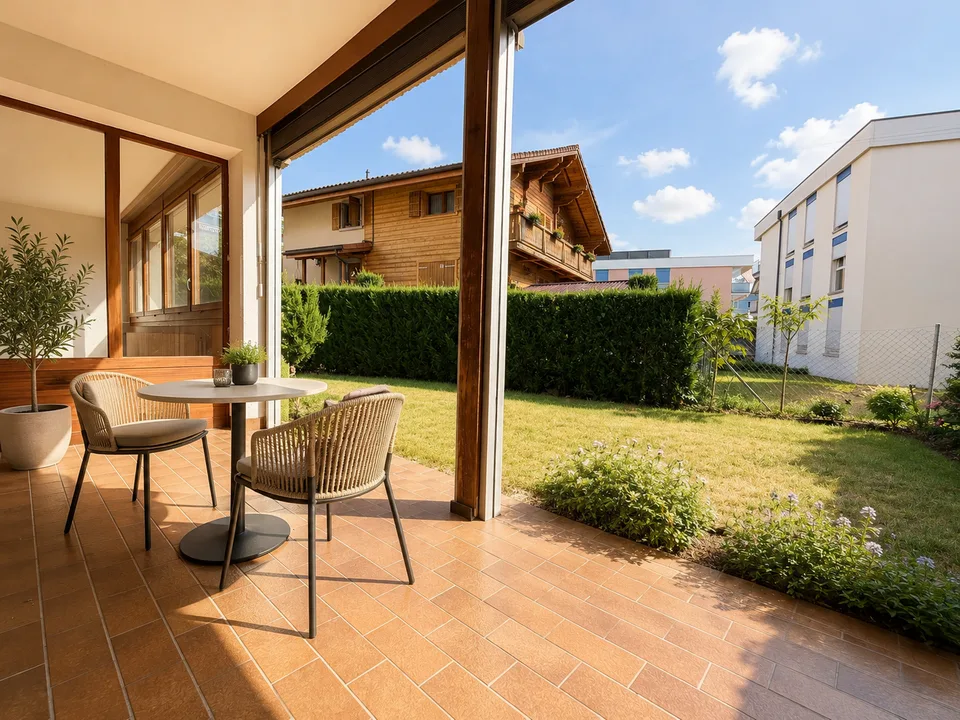 Spacieux avec jardin et vaste séjour de 45 m²