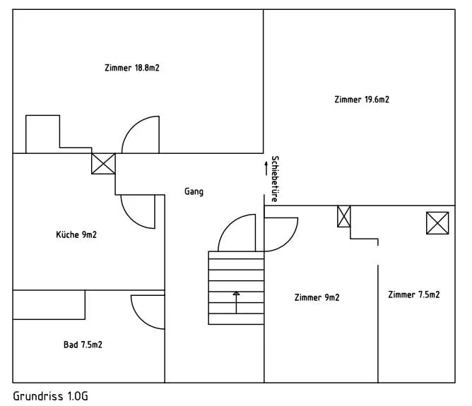A gem with development potential in the city center - two residential units