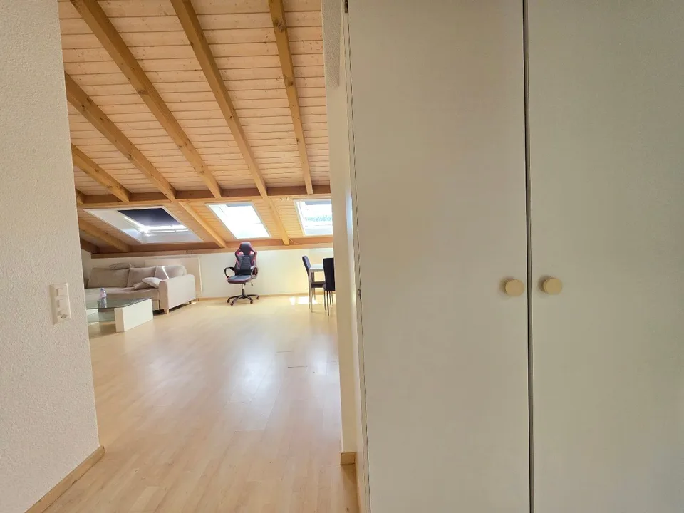 Appartement mansardé spacieux et accueillant!