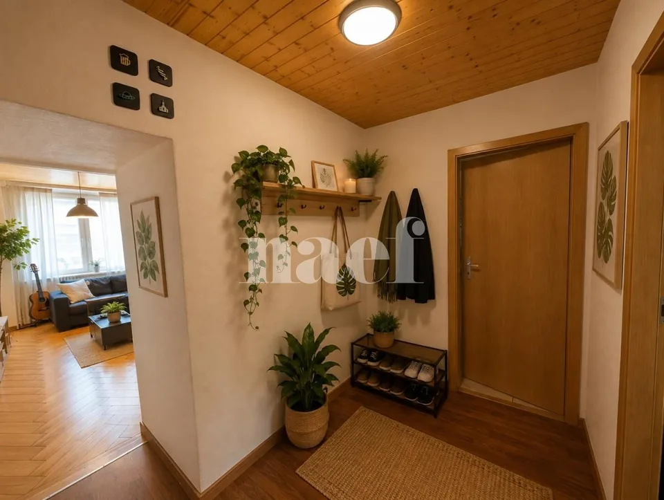 Beautiful 2.5-room apartment on the ground floor
