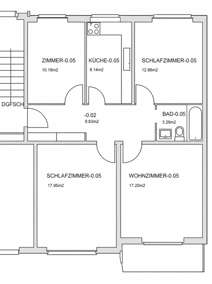 Charming 4-room apartment in Zurich