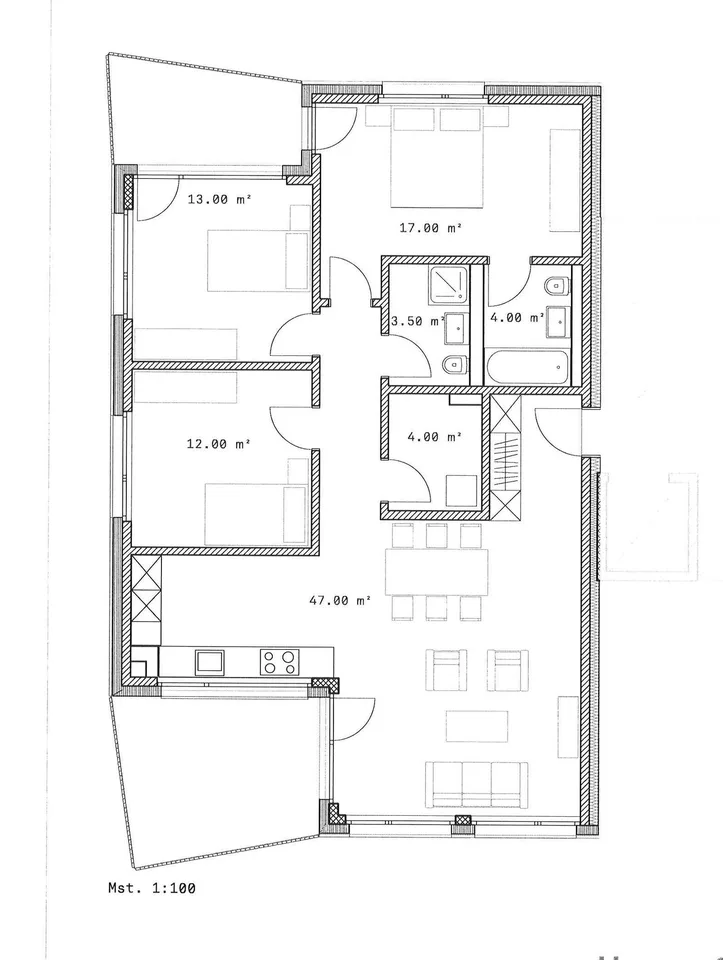 Habitation exclusive au-dessus des toits de Rothrist, appartement en attique moderne de 4,5 pièces