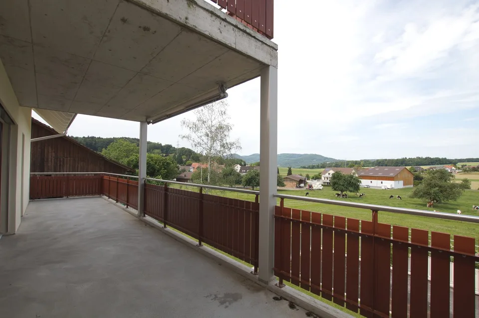 Helle 4.5-Zimmer-Wohnung mit grosszügigem Wohn-/Essbereich und Balkon