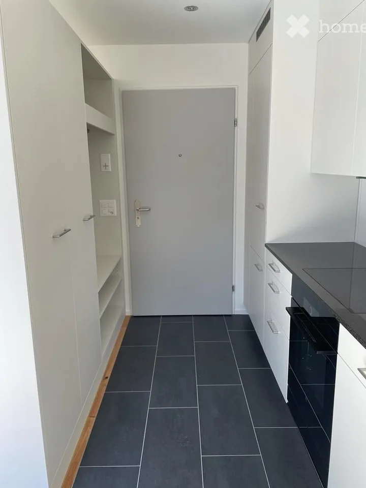 Modern 2-room apartment in a quiet location with a large balcony