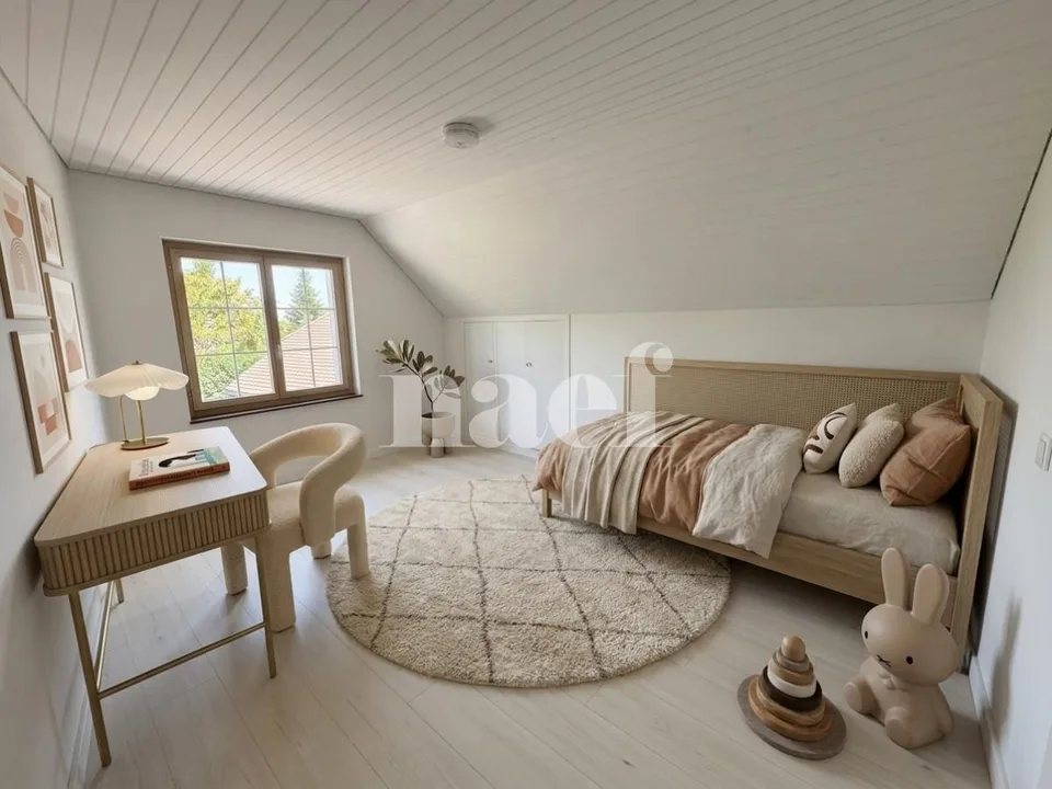 Beautiful individual and family-friendly villa, partially renovated, with 6 rooms, garden and pool