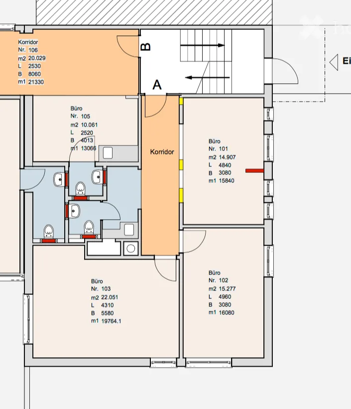 Helles 2.5-Zimmer-Büro / Praxisraum an zentraler Lage in Affoltern am Albis