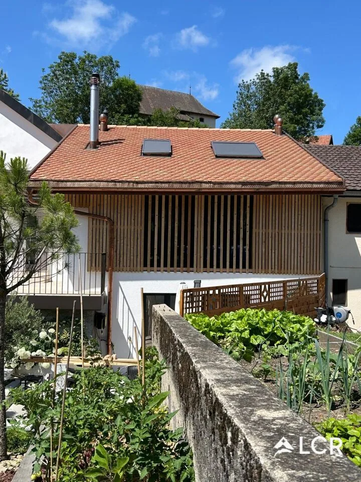 Schönes neues 4-Zimmer-Apartment mit Garten - Attalens