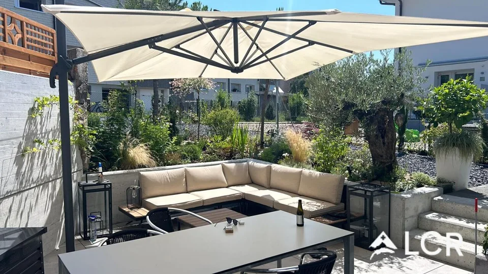 Schönes neues 4-Zimmer-Apartment mit Garten - Attalens
