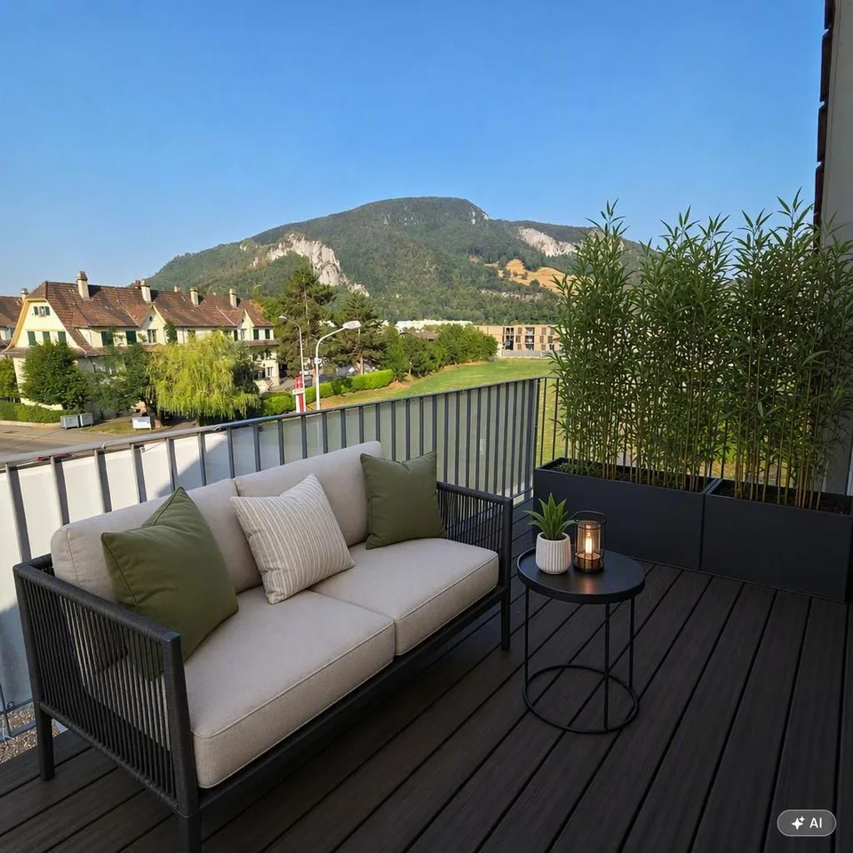 Charmante 2.5-Zimmer-Dachwohnung mit Bergblick in Oensingen