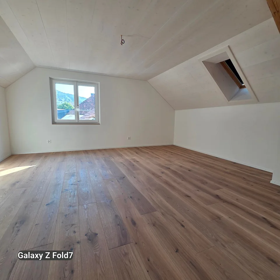 Charmante 2.5-Zimmer-Dachwohnung mit Bergblick in Oensingen