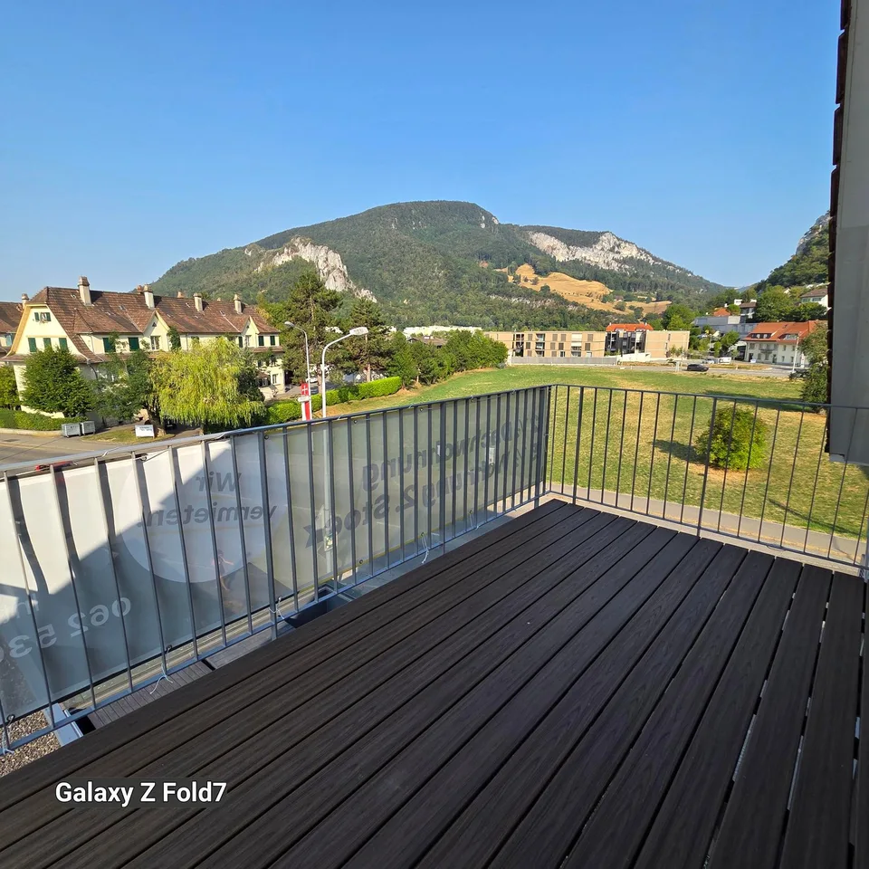 Charmante 2.5-Zimmer-Dachwohnung mit Bergblick in Oensingen