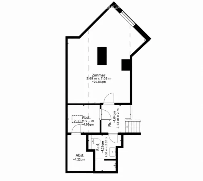 Lichtdurchflutete 4.5-Zimmer-Attika-Maisonette mit Tiefgaragenplatz, St. Gallen