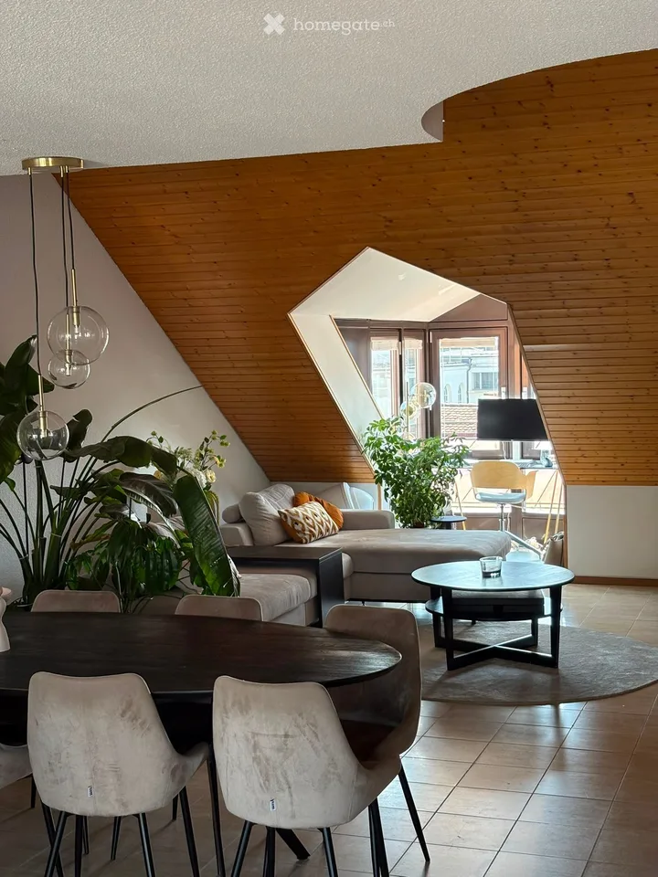 90m2 Loft Apartment with beautiful terrace in the heart of Lausanne