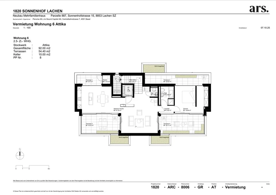 2.5 Zimmer Attika-Wohnung Erstbezug