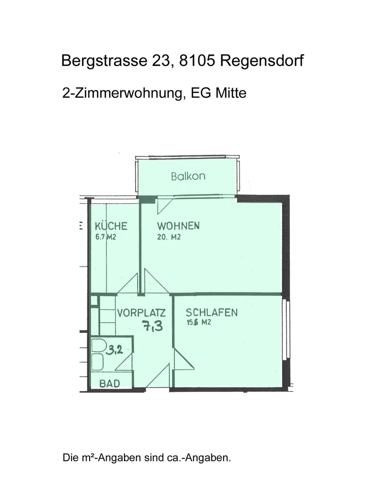 Moderne Singlewohnung am Fusse des Weiningerbergs