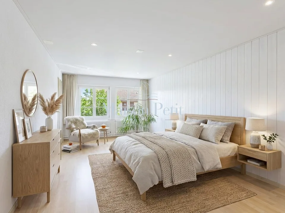 Deux bâtiments, un potentiel : maison d'habitation terminée, grange libre pour rendement !
