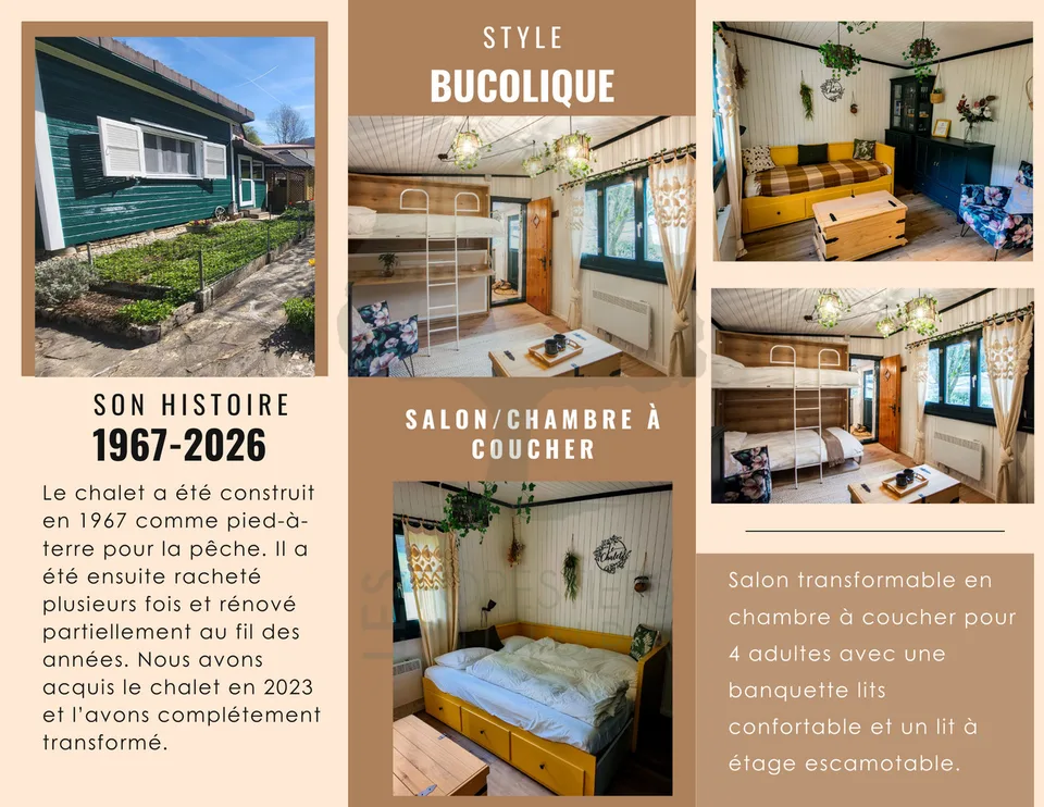 Un vero rifugio sulle rive del Doubs, chalet ristrutturato con bagno nordico