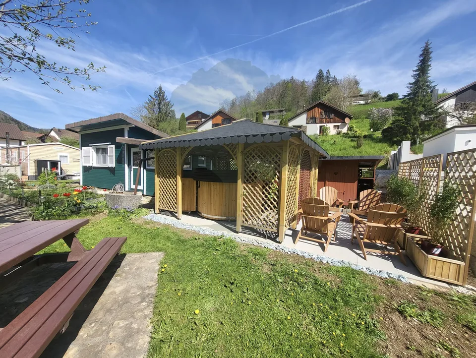 Un vero rifugio sulle rive del Doubs, chalet ristrutturato con bagno nordico