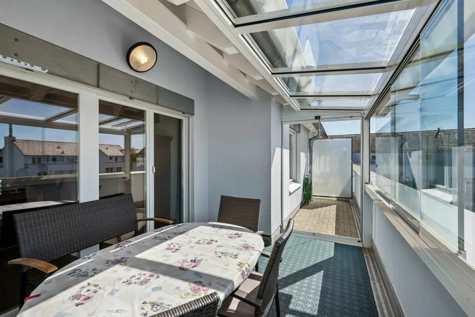 Living with a view - above the roofs of Kloten, exciting all year round