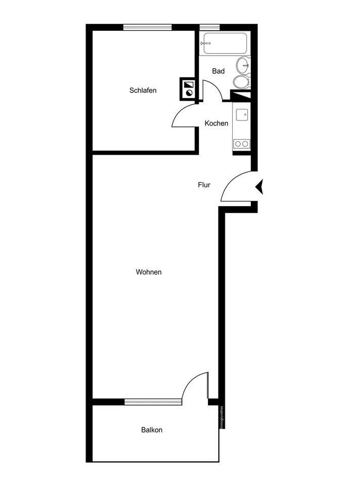 IMMORath.de - 2-Zimmer-Wohnung in Todtmoos mit TG-Stellplatz