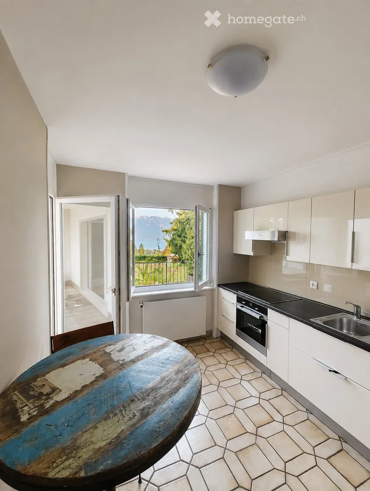 Appartement 2 pièces 76 m². terrasse. vue sur lac St-Légier