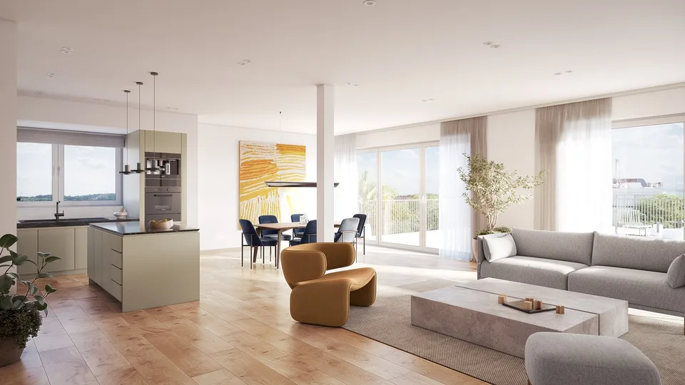 3.5 Zi.-Attika-Wohnung mit riesen Terrasse!