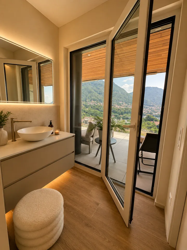 Vivere sopra Lugano - esclusivo appartamento di design con terrazza panoramica