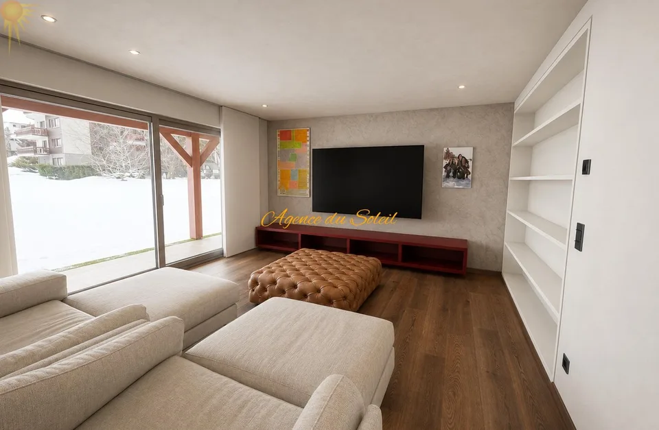 Luxueux appartement de 5.5 pièces en plein centre de la station et en bordure directe du golf !