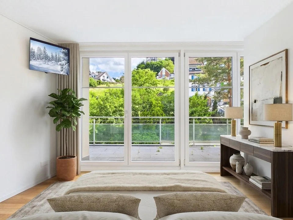 Appartement maisonnette rare, vue sur le lac unique, 2 terrasses et 170m2 d'espace de vie