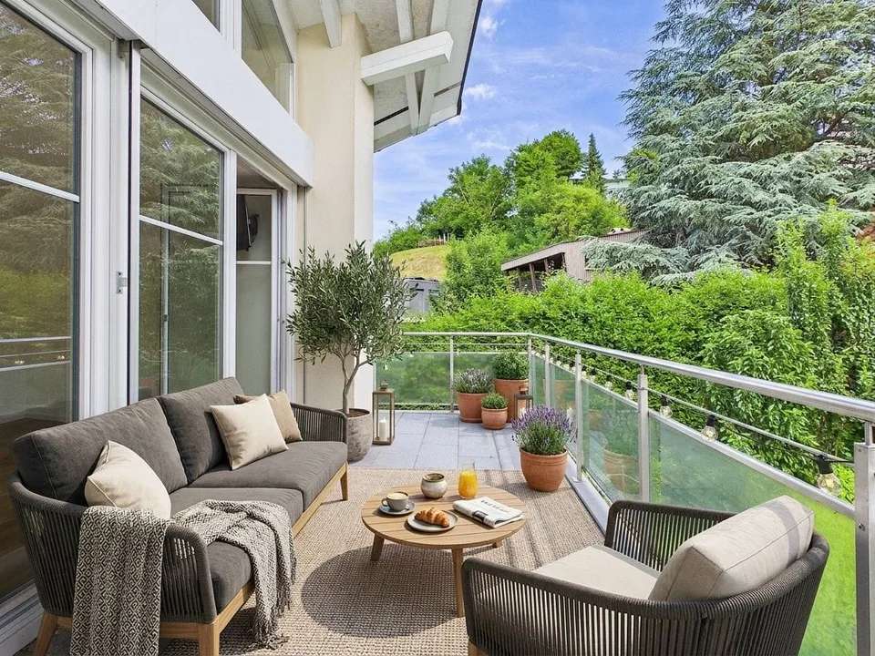 Seltene Maisonette Wohnung, einzigartiger Seesicht, 2 Terrassen und 170m2 Wohnfläche