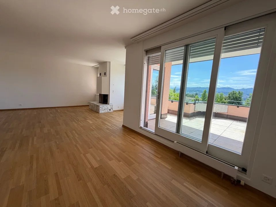Wide and lake view