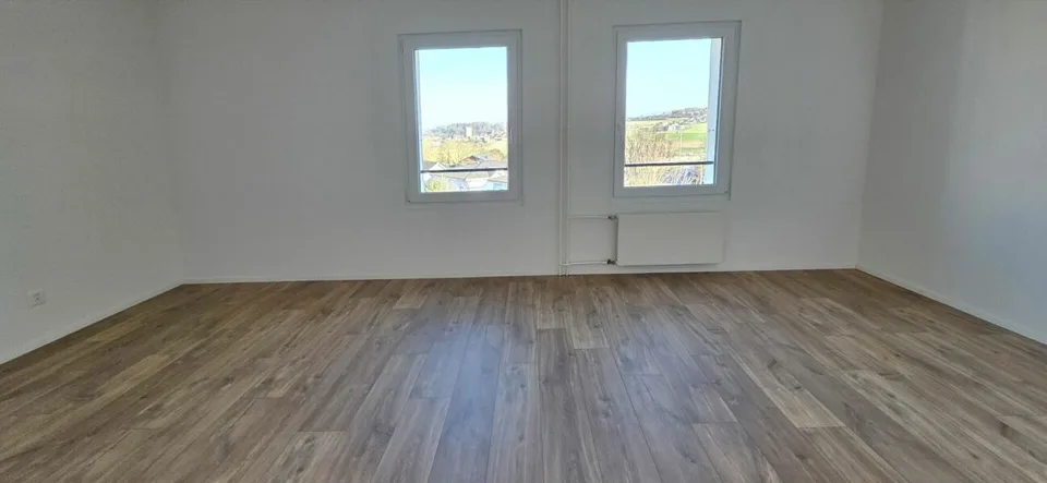 Schönes renoviertes 4,5-Zimmer-Apartment mit Balkon in Montet