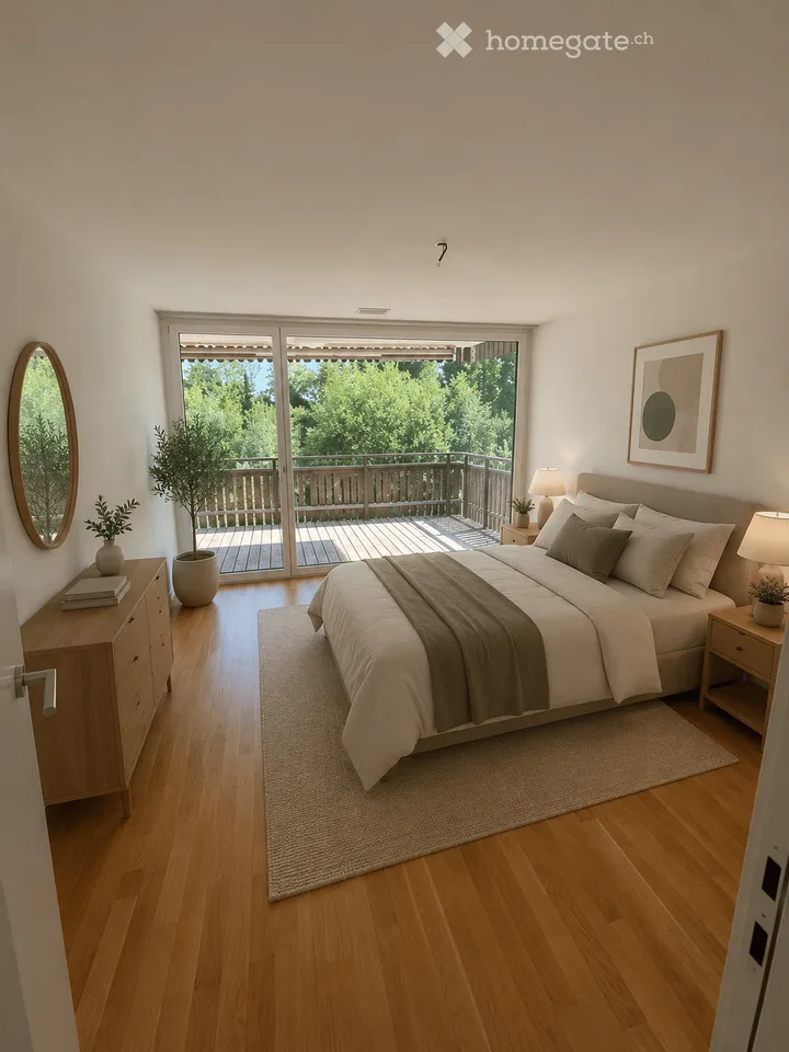Appartement moderne 3.5 pièces à Aarburg – Construction neuve avec balcon et garage