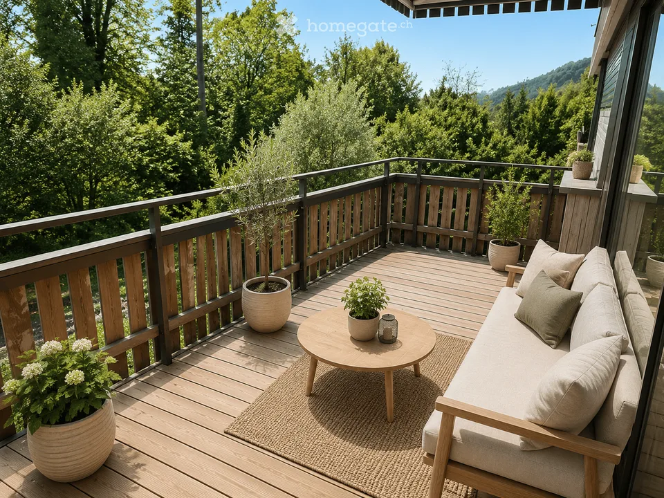 Appartement moderne 3.5 pièces à Aarburg – Construction neuve avec balcon et garage